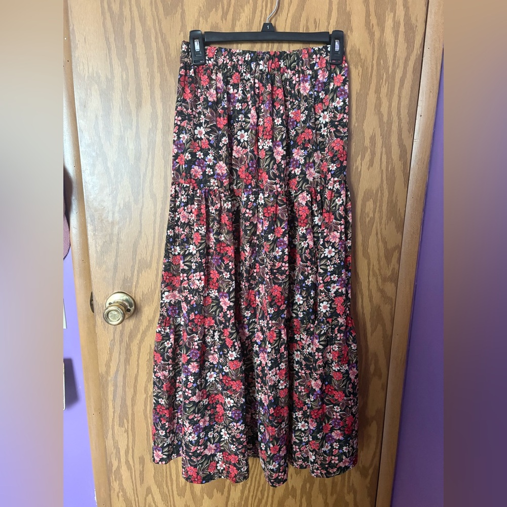 Floral Patchwork Skirt